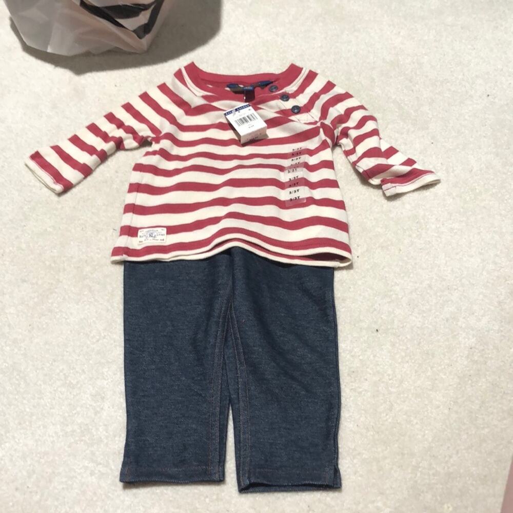 Ralph Lauren top Capri leggings NWT 3t